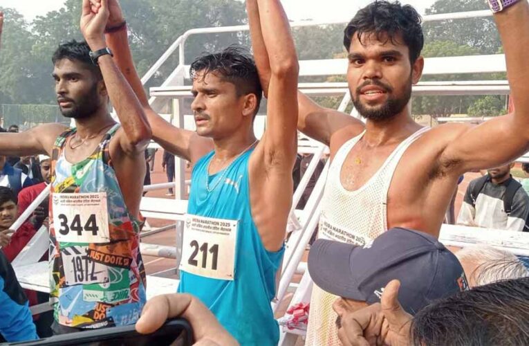 40वी इंदिरा मैराथन में प्रदीप सिंह चौहान व रीनू ने प्रथम स्थान पर मारी बाजी