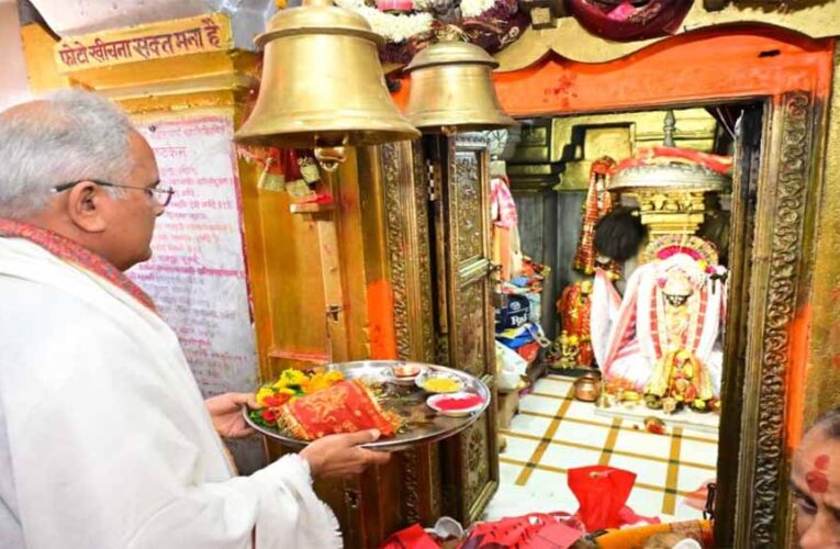 2025 के आखिरी दिन भूपेश बघेल अमरकंटक पहुंचे, मां नर्मदा के किए दर्शन