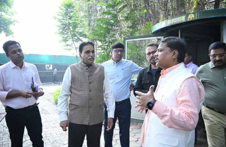 वन मंत्री केदार कश्यप ने नंदनवन-नंदन पक्षी विहार का किया निरीक्षण