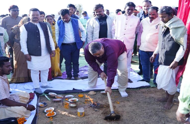 रायपुर : कैबिनेट मंत्री राजेश अग्रवाल ने लखनपुर-उदयपुर क्षेत्र में करोड़ों के विकास कार्यों का किया भूमिपूजन-लोकार्पण