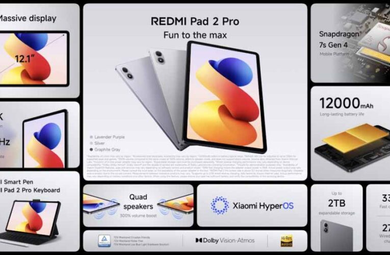 Redmi Pad 2 Pro भारत में जल्द लॉन्च: 12000mAh की दमदार बैटरी के साथ बनेगा सबसे पावरफुल टैबलेट