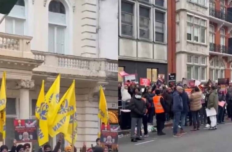 लंदन में हिंदू प्रदर्शनकारियों और खालिस्तानी समर्थकों में झड़प, बांग्लादेश को समर्थन देने पर बढ़ा विवाद