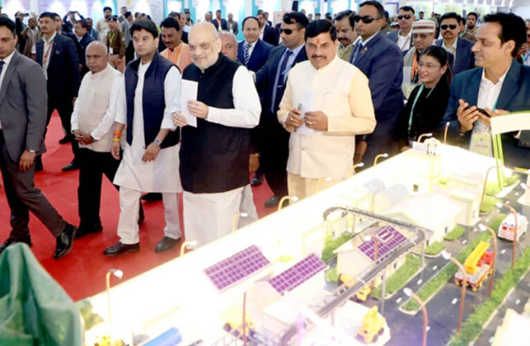 अभ्युदय MP ग्रोथ समिट का शुभारंभ: अमित शाह ने ₹2 लाख करोड़ की परियोजनाओं का लोकार्पण किया