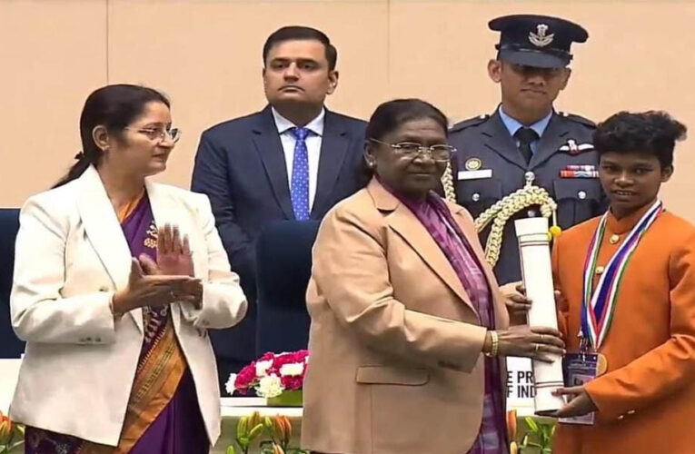 कोण्डागांव की योगिता मंडावी को प्रधानमंत्री राष्ट्रीय बाल पुरस्कार