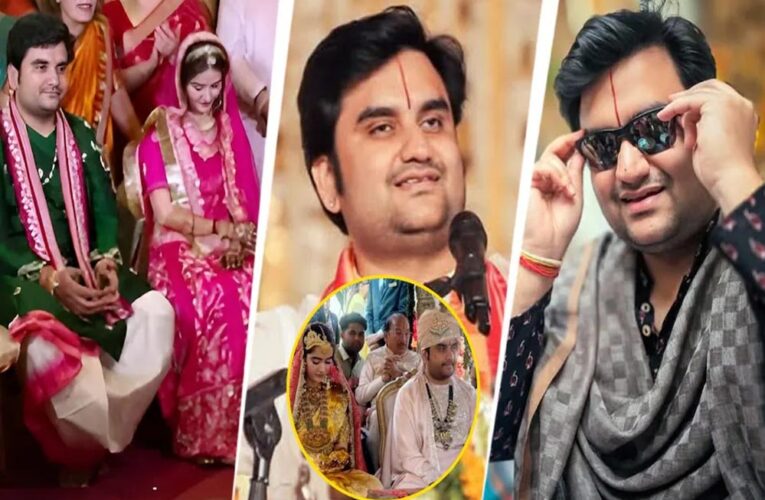 कथावाचक इंद्रेश उपाध्याय की शादी की पहली तस्वीरें सामने, दुल्हन शिप्रा की सादगी ने जीता दिल