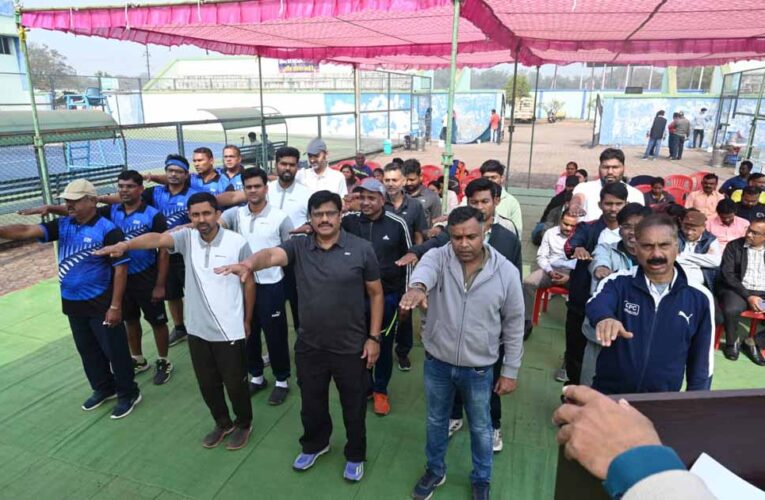 पॉवर कंपनीज अंतरक्षेत्रीय लॉन टेनिस प्रतियोगिता का शुभारंभ