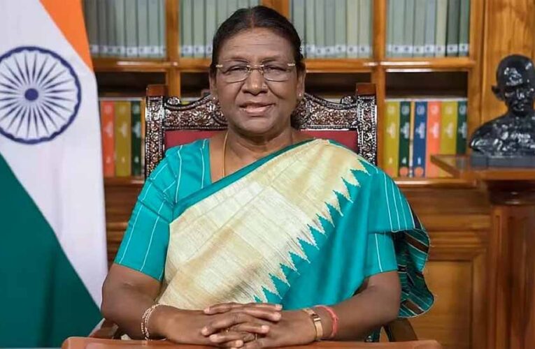 राष्ट्रपति श्रीमती मुर्मु ने गुना जिले के म्याना रेलवे स्टेशन को किया सम्मानित