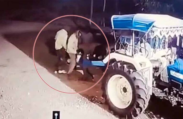 रतलाम में ट्रैक्टर चोरी के दौरान फायरिंग, ग्रामीणों की बहादुरी से एक बदमाश धराया