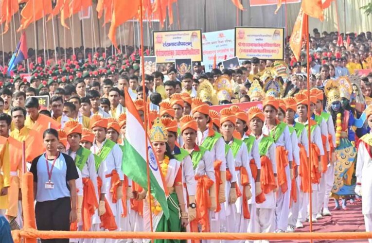 महाराणा प्रताप शिक्षा परिषद से जुड़े शैक्षणिक संस्थानों के विद्यार्थियों ने निकाली शोभायात्रा