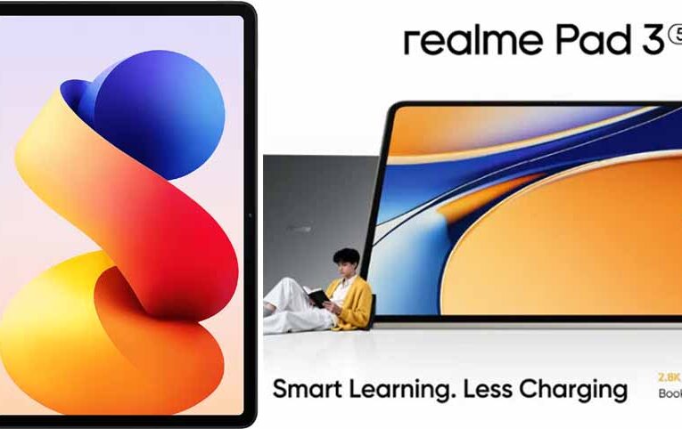 भारत में 12000mAh बैटरी वाले टैबलेट की पहली एंट्री, Realme Pad 3 और Redmi Pad 2 Pro लॉन्च
