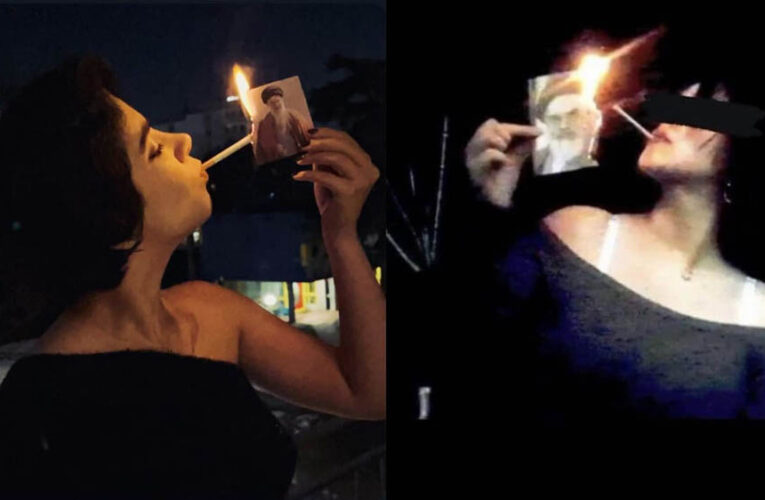 खामेनेई की फोटो जलाकर सिगरेट सुलगा रहीं, ईरानी महिलाओं का अनोखा विरोध प्रदर्शन