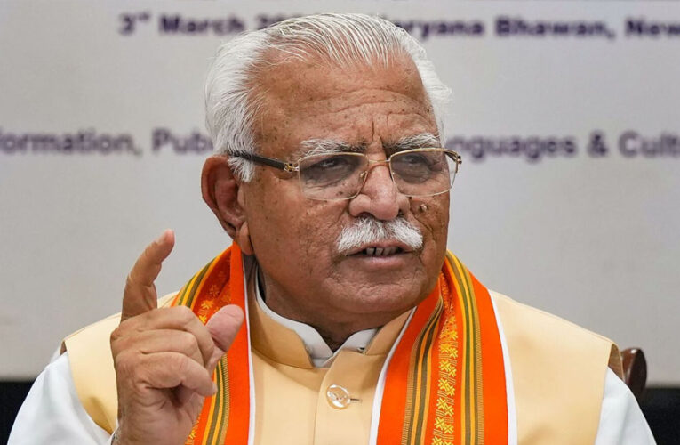 केंद्रीय मंत्री खट्टर बोले, योगी ने यूपी को दी नई पहचान