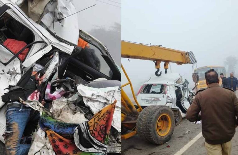 ग्वालियर में दर्दनाक हादसा: बरेठा टोल प्लाजा के पास ट्रक-कार टक्कर, छात्र समेत 4 की मौत