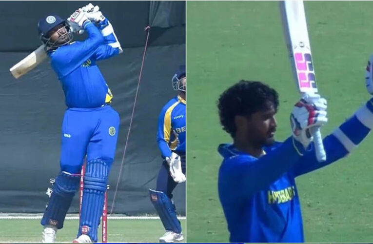 13 छक्के और 12 चौके, हैदराबादी क्रिकेटर अमन राव ने विजय हजारे में जड़ा दोहरा शतक