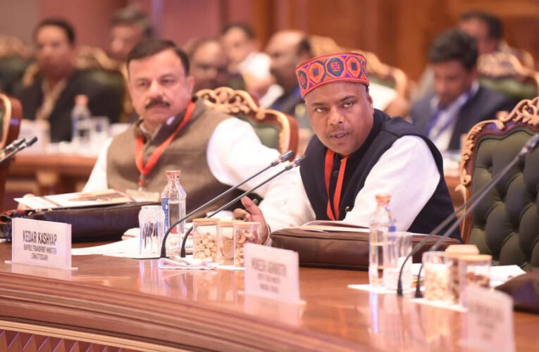 रायपुर : सभी राज्यों के परिवहन मंत्रियों की बैठक में शामिल हुए मंत्री केदार कश्यप