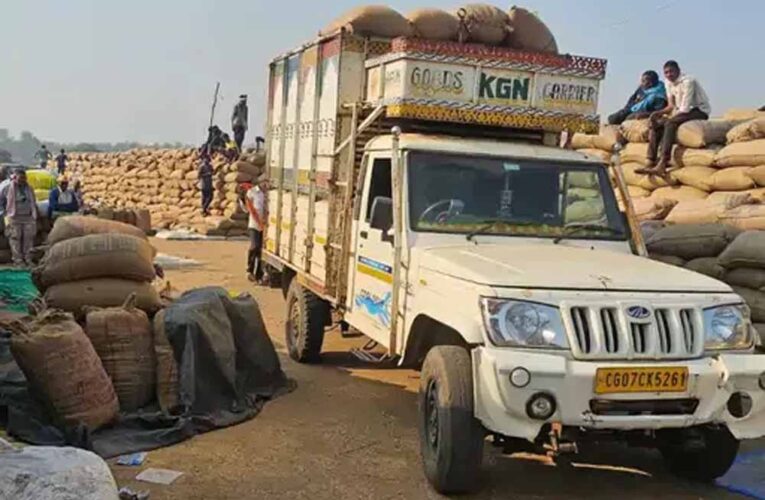 राजनांदगांव में डेढ़ करोड़ की अवैध धान जब्त, नाकेबंदी में पुलिस को मिली सफलता