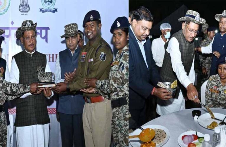 मुख्यमंत्री साय ने नारायणपुर में जवानों का बढ़ाया हौसला, साथ में किया रात्रि भोज