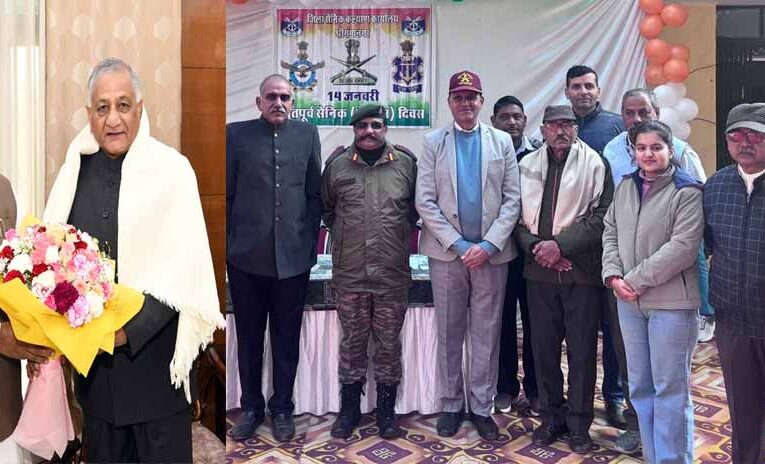 राजस्थान के राज्यपाल बागडे से मिले मिजोरम के गवर्नर, भूतपूर्व सैनिक दिवस मनाया