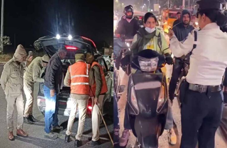 गणतंत्र दिवस पर चप्पे-चप्पे पर तैनात पुलिस, 196 वाहन जब्त और 400 से अधिक के कटे चालान