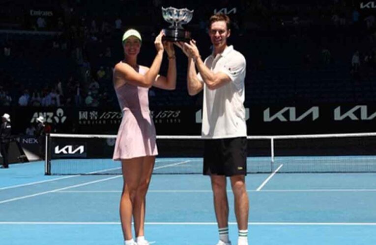ऑस्ट्रेलियन ओपन: ओलिविया गैडेकी और जॉन पीयर्स ने जीता मिश्रित डबल्स खिताब