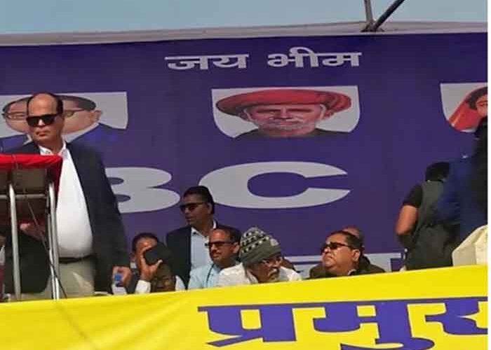 ओबीसी आरक्षण कोई कृपा नहीं, संवैधानिक अधिकार है: संयुक्त मोर्चा की आमसभा में नेताओं का ऐलान