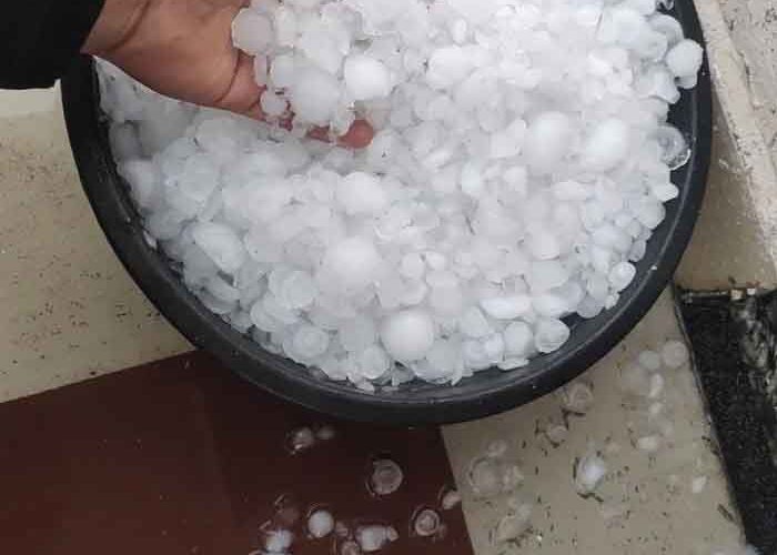 MP में ओले गिरे; 28 जिलों के लिए बारिश-आंधी का अलर्ट