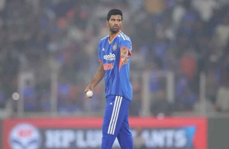 न्यूजीलैंड के खिलाफ टी20 सीरीज से बाहर हुए वॉशिंगटन सुंदर, टीम इंडिया को झटका