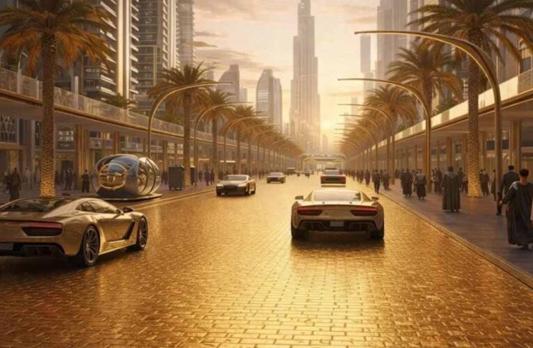 Gold के दाम आसमान पर, दुबई में इतिहास रचने जा रही दुनिया की पहली ‘सोने की सड़क’! UAE के शेख का बड़ा ऐलान