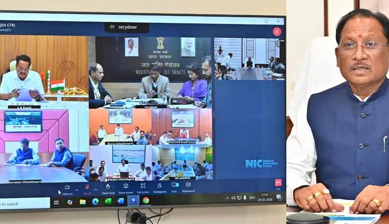 राज्य सरकार जल संरक्षण को जनआंदोलन का स्वरूप देने के लिए प्रतिबद्ध : मुख्यमंत्री साय