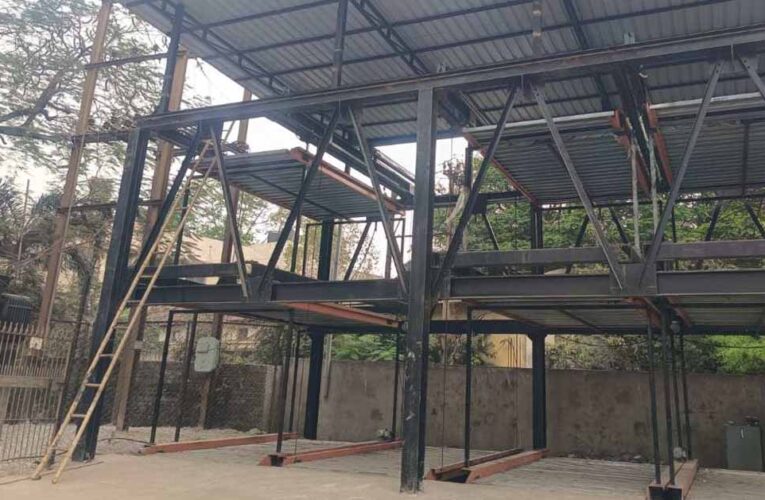 महानगरों की तर्ज पर रायपुर को मिली सौगात: शहर की पहली मैकेनाइज्ड मल्टीलेवल पार्किंग तैयार, 12 कारों की होगी एक साथ पार्किंग