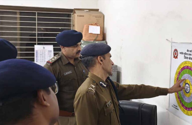गोविंदपुरा थाने पहुंचे पुलिस आयुक्त संजय कुमार