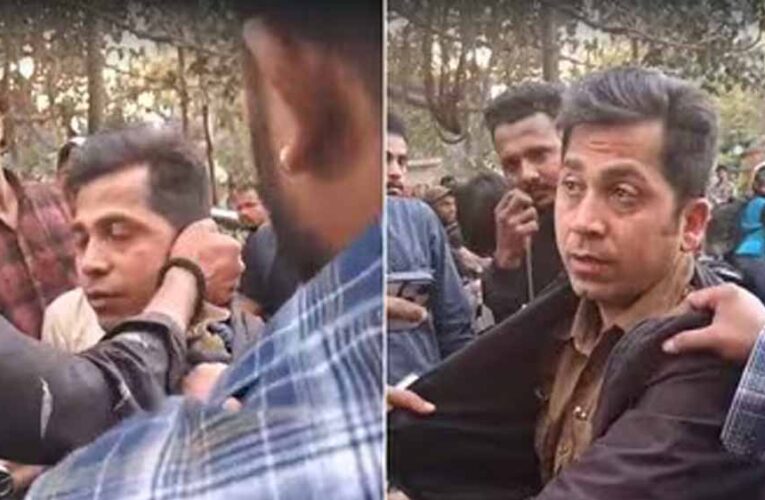 Jabalpur में पुलिसकर्मी के साथ सरेराह मारपीट और गाली-गलौज, वीडियो हुआ वायरल