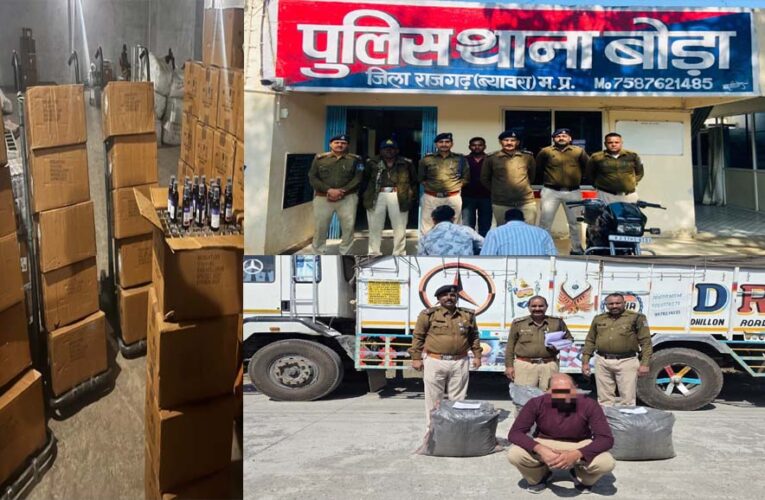 अलग-अलग जिलों में 44 लाख से ज्यादा का मादक पदार्थ बरामद