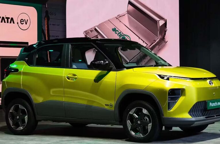 टाटा पंच ईवी फेसलिफ्ट भारत में लॉन्च, 355 किमी की रियल-वर्ल्ड रेंज के साथ