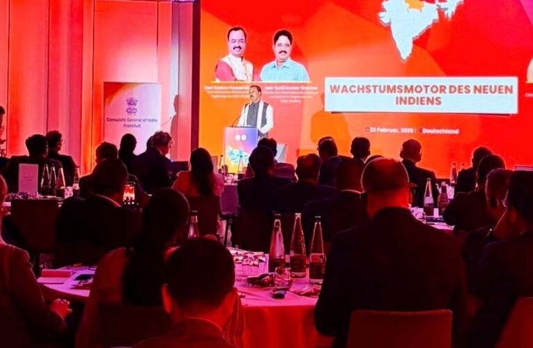 फ्रैंकफर्ट में यूपी-हेसेन प्रतिनिधिमंडल की अहम बैठक में निवेश और द्विपक्षीय सहयोग पर जोर