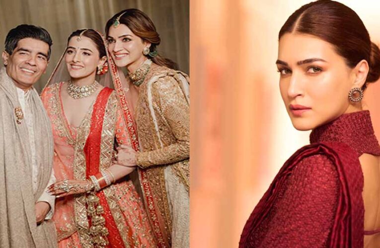 कृति सेनन ने मनीष मल्होत्रा के लिए लिखा दिल छूने वाला पोस्ट, खूबसूरत आउटफिट्स पर जताया आभार