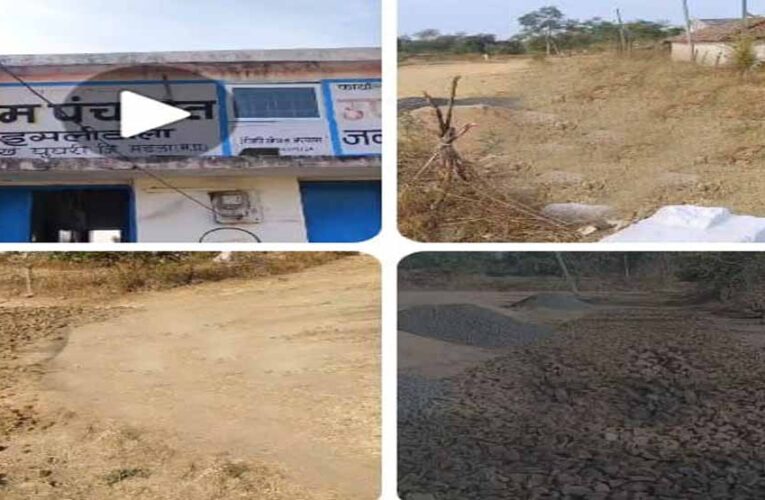 घुघरी जनपद: पंचायत इमली टोला में सीसी सड़क निर्माण में भ्रष्टाचार का मामला, जिम्मेदार बने मौन