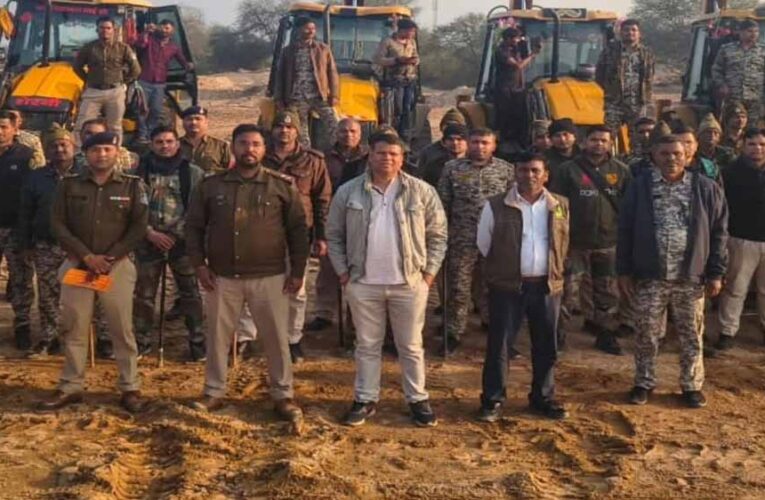 चंबल में रेत माफियाओं पर तगड़ा प्रहार, 2 दिन में नष्ट की गई 4 करोड़ से अधिक की अवैध रेत, मुरैना में कार्रवाई