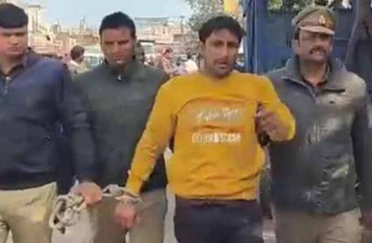 स्कूटी से छह किमी पीछा कर पुलिस ने सपा नेता को पकड़ा, इलाके में निकाला जुलूस, क्या हैं आरोप?