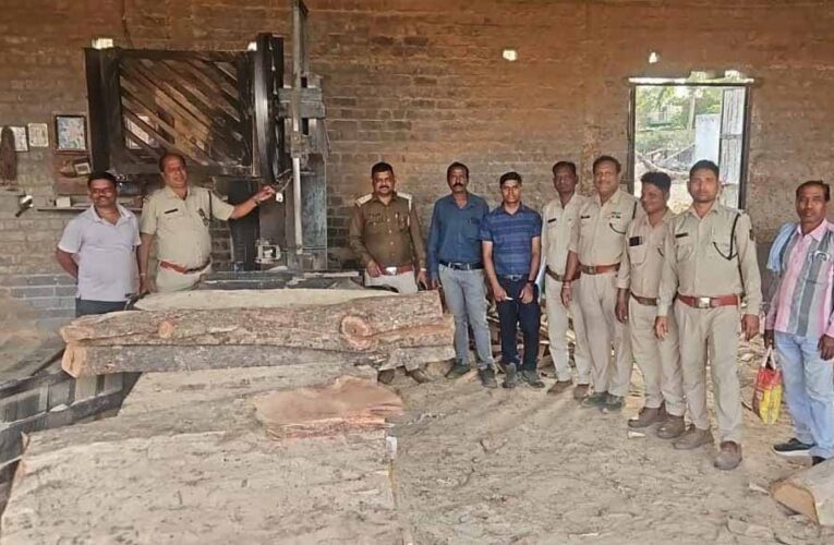 सक्ती वन परिक्षेत्र एवं उड़नदस्ता की संयुक्त कार्रवाई