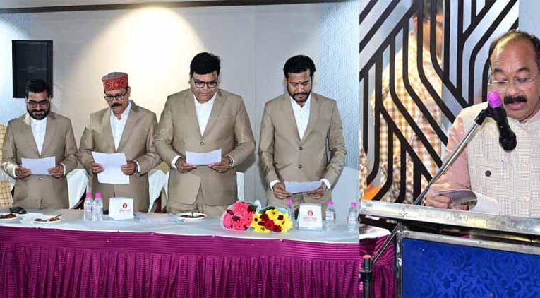 उप मुख्यमंत्री अरुण साव ने दिलाई शपथ, नई ऊर्जा के साथ आगे बढ़ेगा प्रेस क्लब बिलासपुर