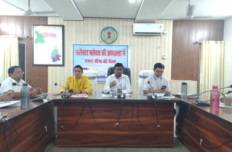 3 साल से लंबित प्रकरणों पर कलेक्टर ने लगाई फटकार, नोटिस जारी करने के दिए निर्देश