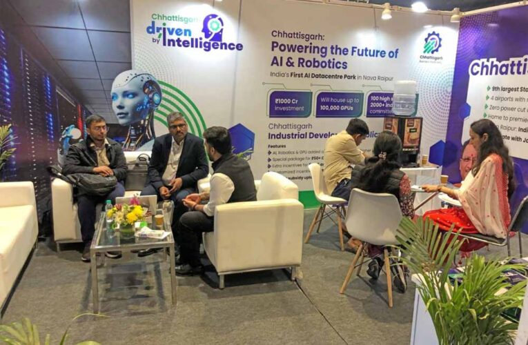 भारत मंडपम में एआई इम्पैक्ट समिट: छत्तीसगढ़ का स्टॉल बना आकर्षण केंद्र