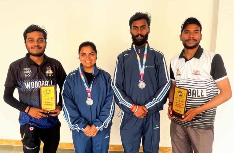 सरगुजा जिला वुडबॉल संघ के खिलाड़ियों का राष्ट्रीय मंच पर जलवा, जीते सिल्वर मेडल