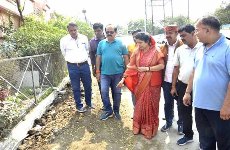 राज्यमंत्री  गौर ने गोविंदपुरा में किया सड़कों का निरीक्षण, गुणवत्तापूर्ण कार्य के दिए निर्देश