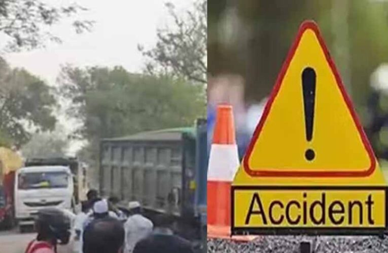 आगर-मालवा के तीन लोगों की गुजरात में मौत, ट्रक से कार की टक्कर के बाद सड़क पर फैले शव