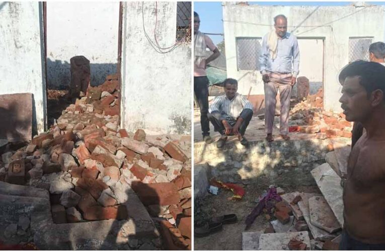 मुरैना में पूजा के दौरान मंदिर की छत गिरी, मलबे में दबकर 3 मासूम बच्चियों की मौत; 4 घायल