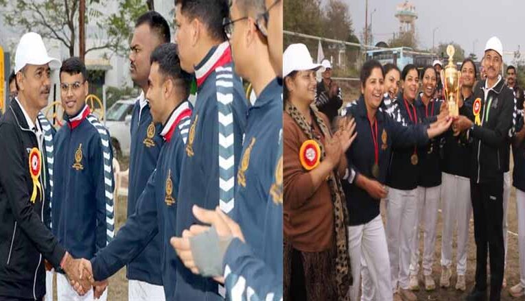 मध्यप्रदेश पुलिस अकादमी भोपाल में प्रशिक्षु उप पुलिस अधीक्षकों के बीच मैत्री वॉलीबाल मैच आयोजित