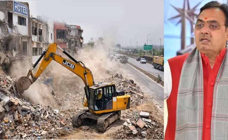 भजनलाल सरकार का बड़ा फैसला, हाईवे किनारे बने अवैध निर्माणों पर चलेगा ‘पीला पंजा’