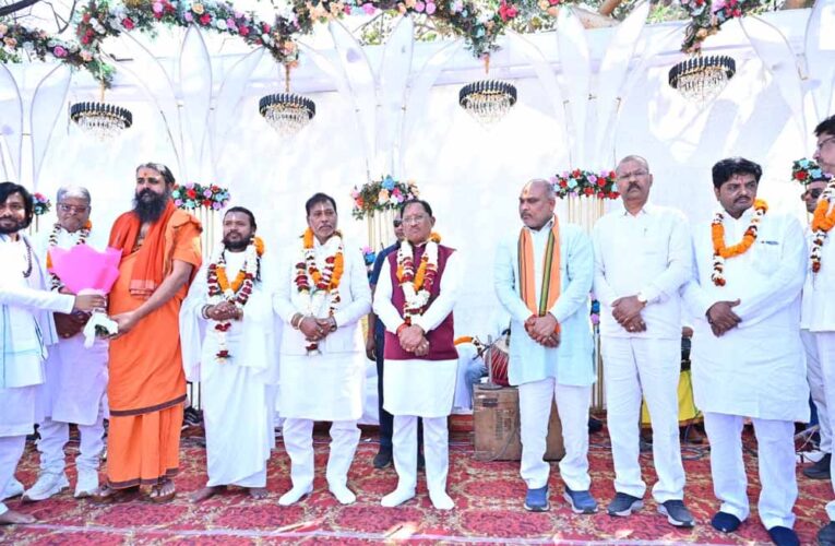 मुख्यमंत्री ने विशाल सतनाम सद्भाव पदयात्रा’ का किया शुभारंभ